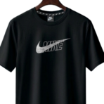 Premium Black Dry Fit T-Shirt Export Quality China Fabric - Image 3